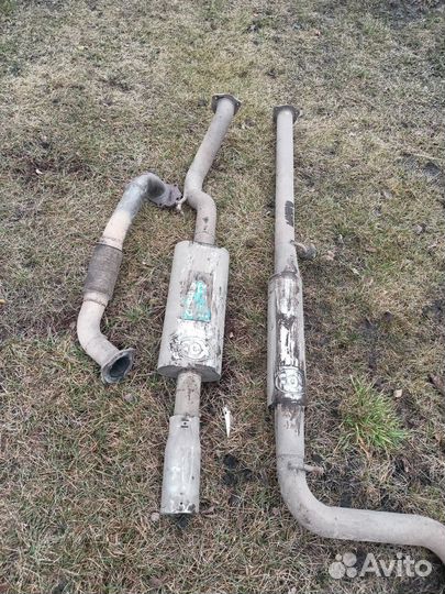 Глушитель, резонатор.Выхлопная система priora