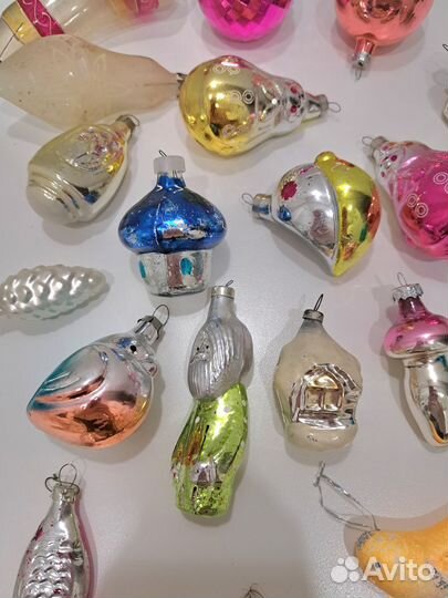 Елочные игрушки СССР цена за все