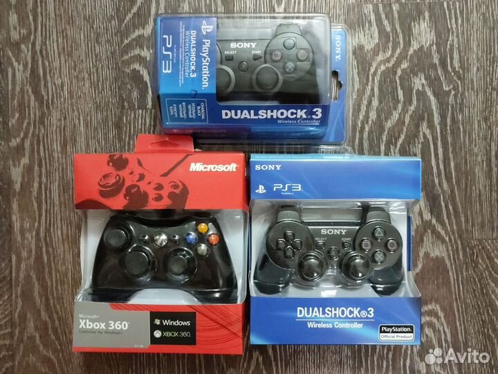 Новые Геймпады PS3 PS4, Xbox360 / Обмен на старый