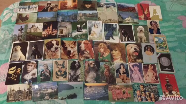 Календарики карманные 90х