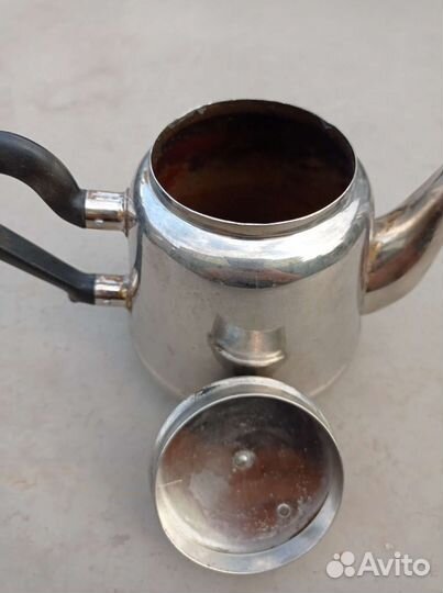 Чайник заварной СССР Мельхиор