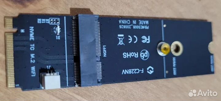 Ключ ngff M.2 A + E к NVMe PCI Express SSD порт ко