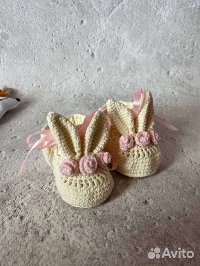 Пинетки-зайчики на заказ