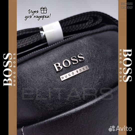 Сумка мужская через плечо Hugo Boss