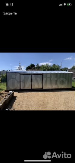 Гараж металлический