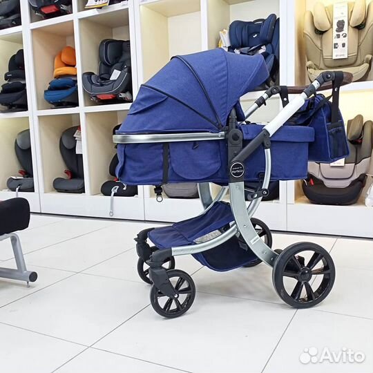 Коляска трансформер +автолюлька Farfello Aimile bl