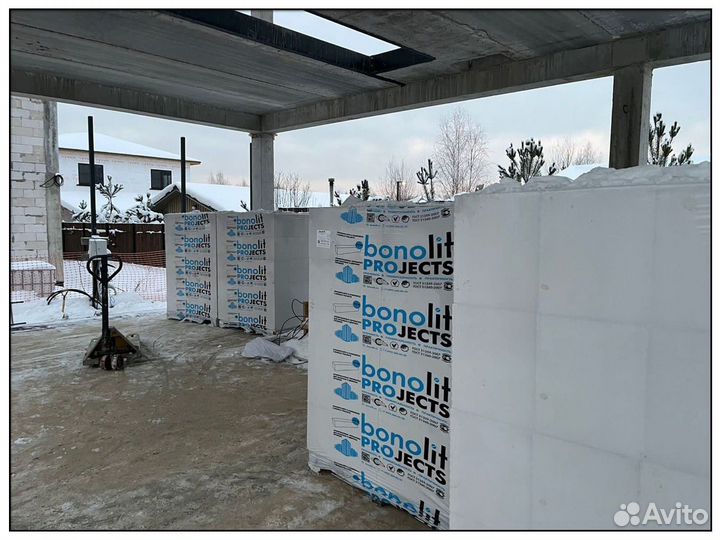 Пеноблоки газобетон Bonolit