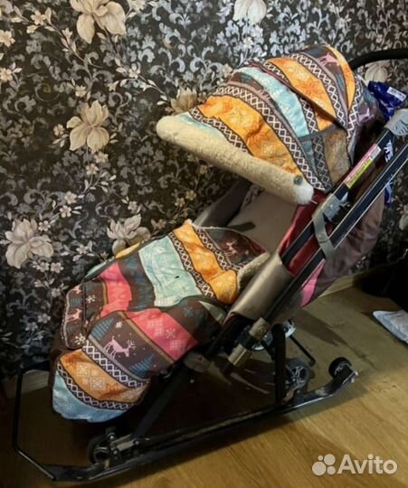 Коляска санки