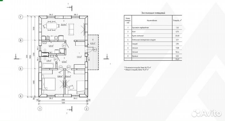 Модульный дом 75м2