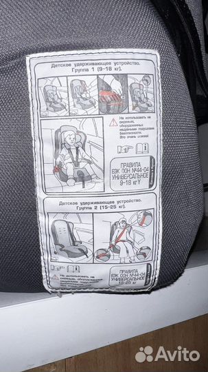 Автокресло от 9 до 36 кг