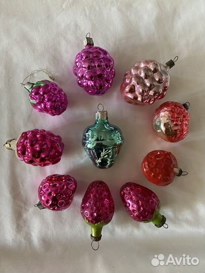 Елочные игрушки СССР 'Лукошко'