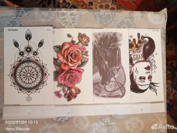 Наклейки на тело(временное Тату)