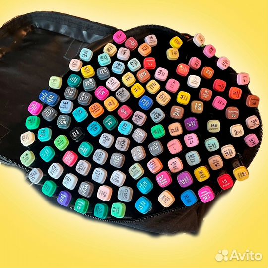 Маркеры для скетчинга 120 шт., набор фломастеров