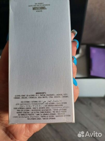 Туалетная вода женская maschino funny оригинал