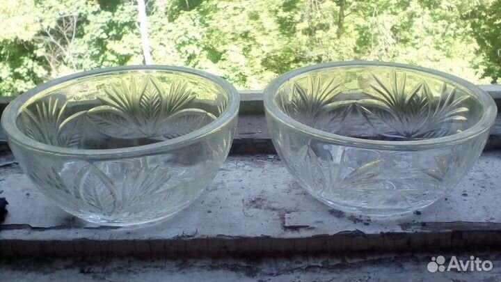 Хрусталь СССР бокалы, вазы, салатницы