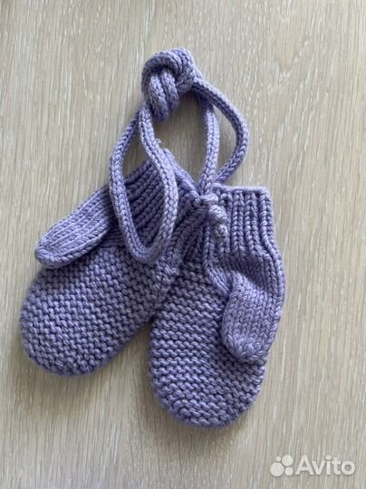 Шапка и рукавички для девочки