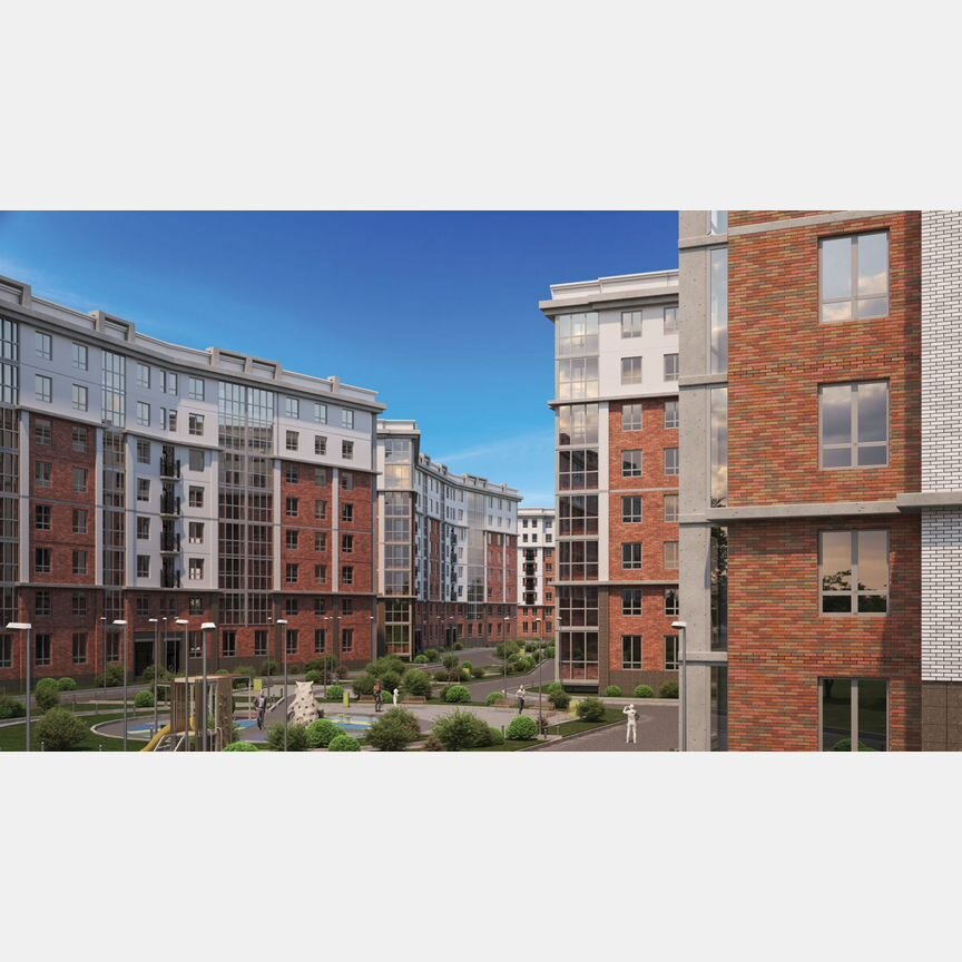 1-к. квартира, 41,1 м², 2/8 эт.
