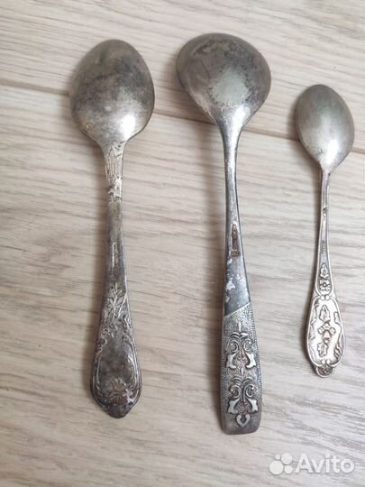 Ложки мельхиоровые СССР