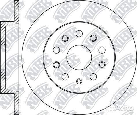 Диск тормозной NiBK RN1735