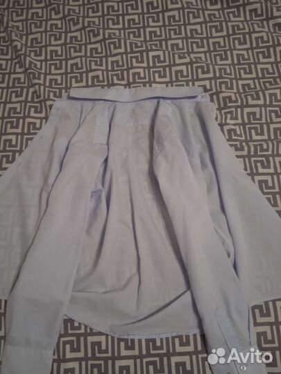 Рубашка голубая Popular classic 140 см