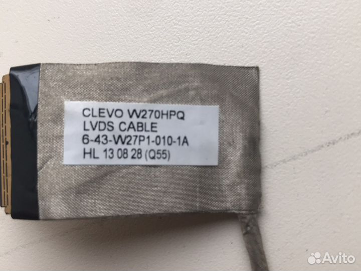 Шлейф матрицы для Clevo w270efq