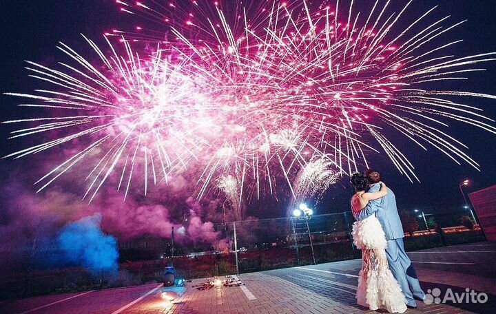Салюты, Фейерверки на Новый год, Свадьбу, Праздник