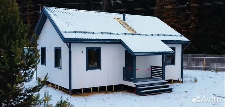 Каркасный дом 78 м2