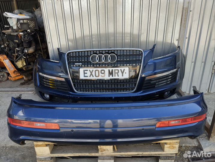 Бампер audi Q7 4L s-line
