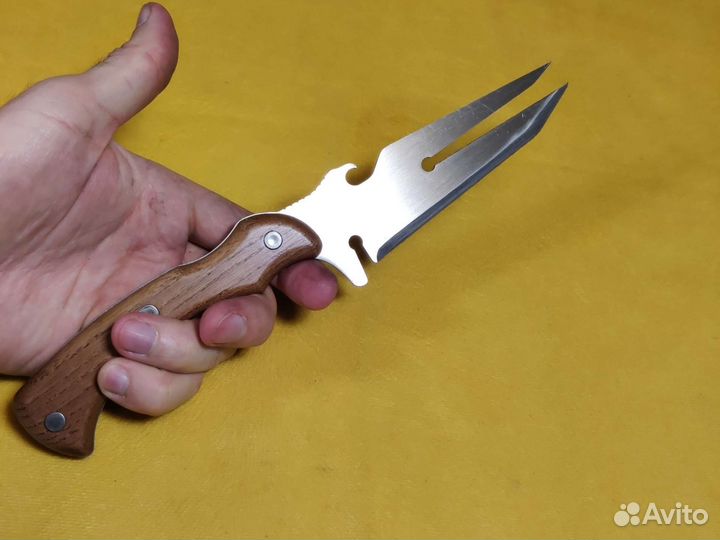 Нож вилка для шашлыка без чехла