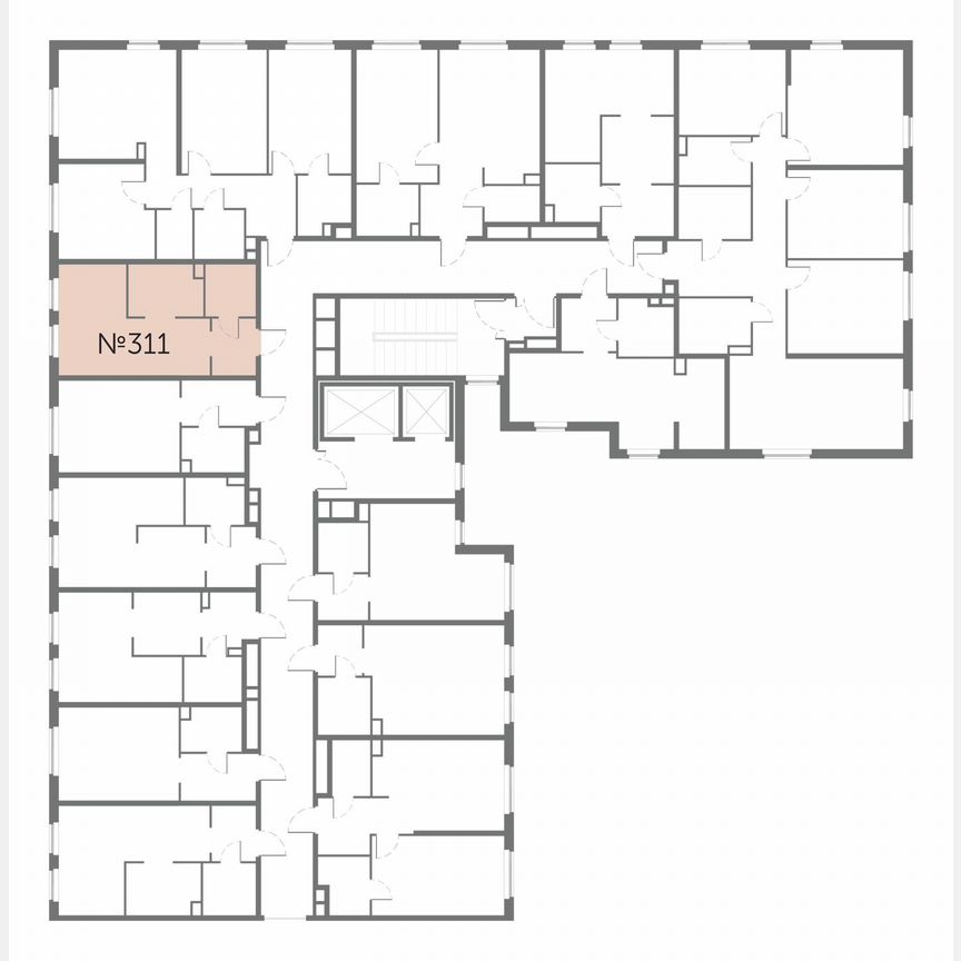 Апартаменты-студия, 27,7 м², 5/17 эт.