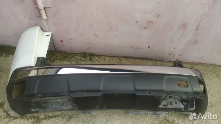 Peugeot 3008 2 бампер задний, хром 2017-2021г