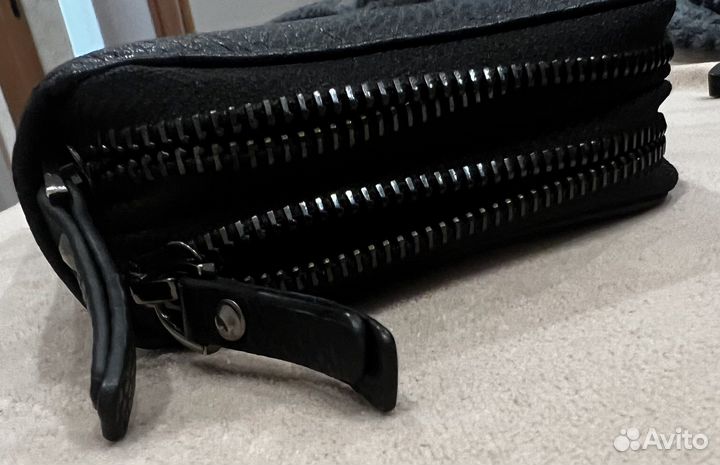 Кожаный клач мужской