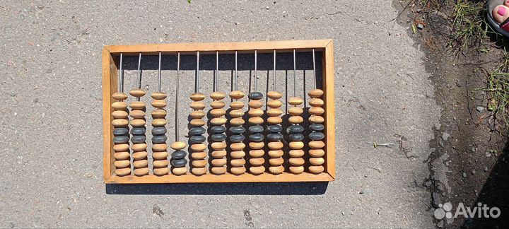 Деревянные большие счеты