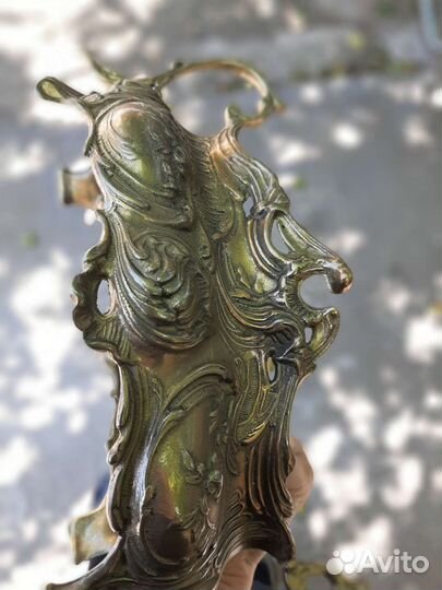 Кашпо жардиньерка бронзовое