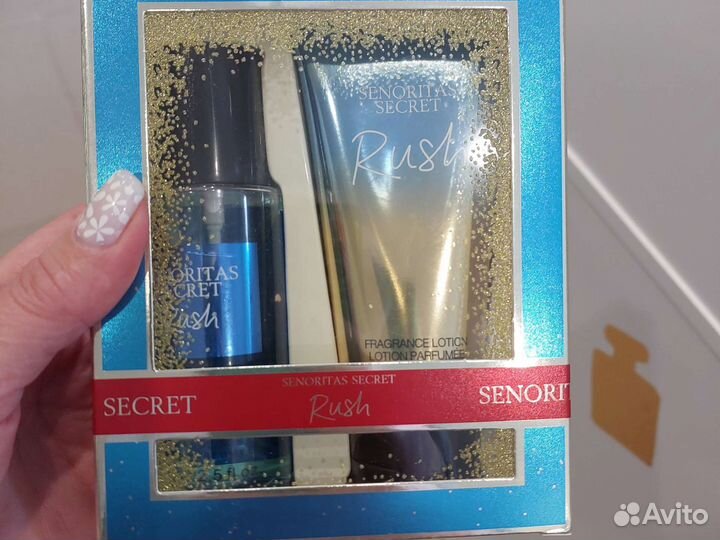 Набор 2в1, духи +лосьон Victoria secret 75ml