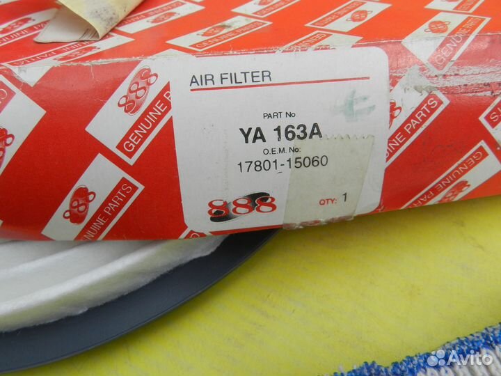 Фильтр воздушный Corolla E90 1987-1993/Carina II