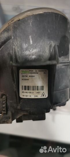 Птф на Ниссан Кашкай j10