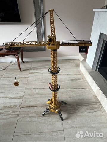 Детский строительный кран на радиоуправлении, звук