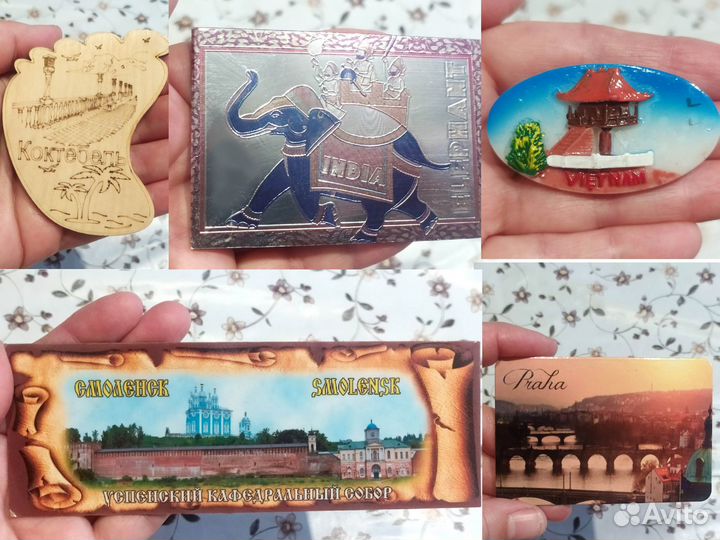 Магнитики с городами и странами