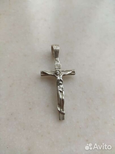 Серебряный крестик 925 пробы