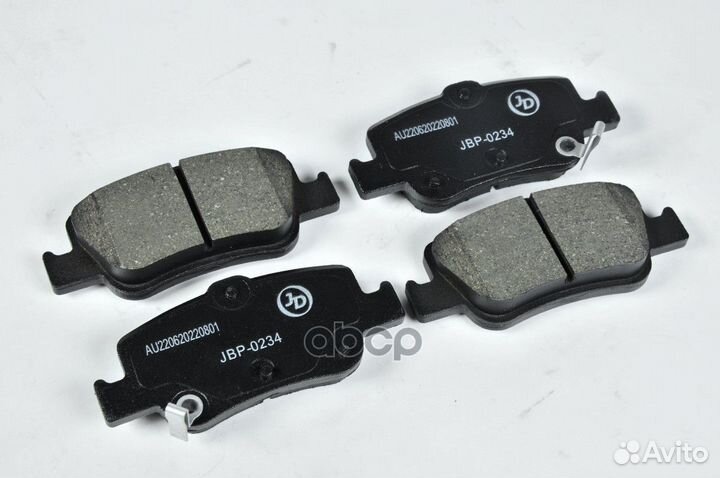 Колодки тормозные, задние D2299M JBP0234 Just D