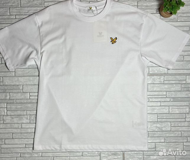 Футболка lyle scott белая