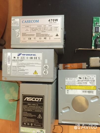 Материнская плата, память, процессор, кулер и друг