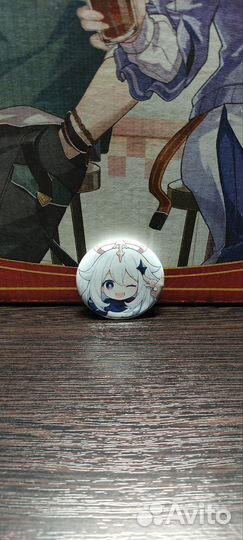 Аниме подарок - игра Геншин импакт значки