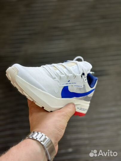 Кроссовки Nike Zoom женские белые синие Trail