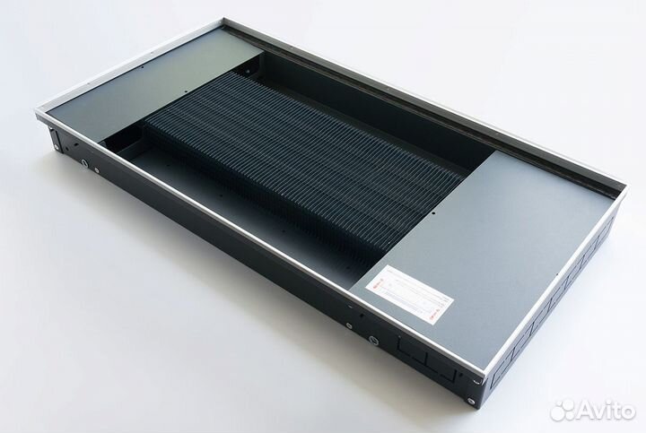 Внутрипольный конвектор Techno Usual KVZ 420/65/2500 с естественной конвекцией