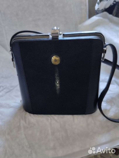 Сумочка из кожи ската в21*д25