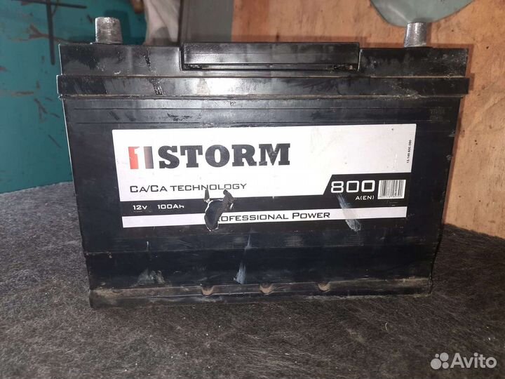 Аккумулятор storm 100 ач
