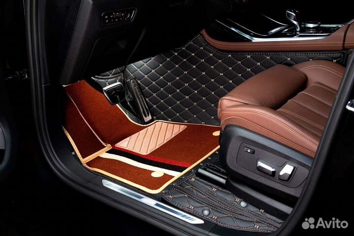 3D Коврики BMW Салон Багажник из Экокожи