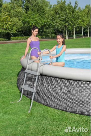 Лестница для бассейна 84см. Bestway 58430